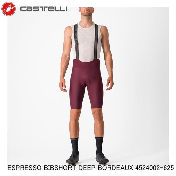 CASTELLI カステリ ESPRESSO BIBSHORT DEEP BORDEAUX 4524...