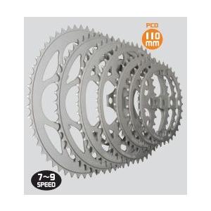 TIOGA Chainring 52T 5アーム用PCD：110mm 7〜9SPEED （チェーンリ...