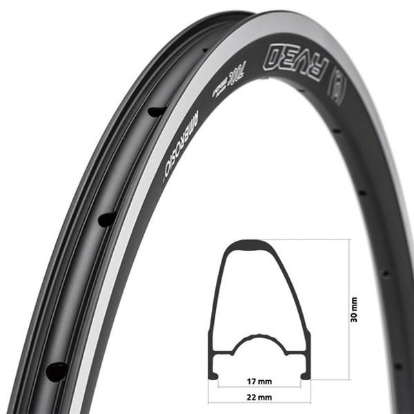 (AMBROSIO/アンブロッシオ)RV30 Asymmetric ＣＬ/ＴＬレディリム 700C