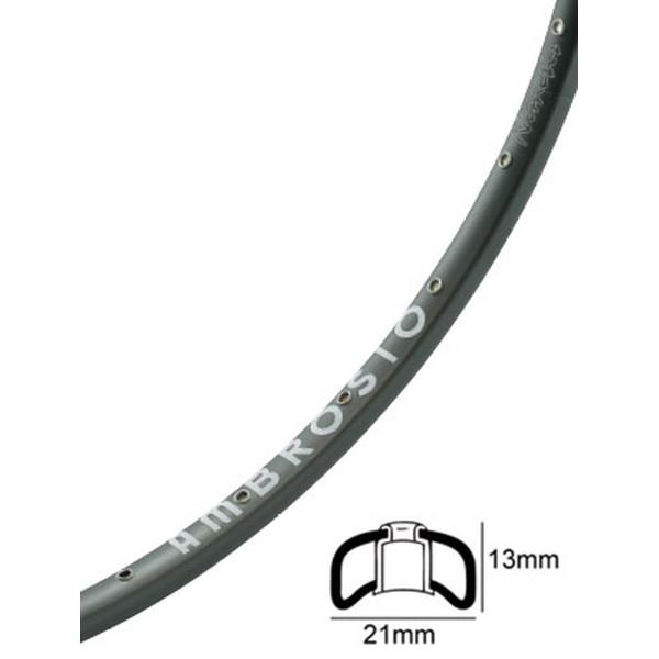 (AMBROSIO/アンブロッシオ)ネメシス チューブラーリム 28” 32Ｈ