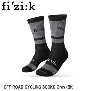 fizik フィジーク OFF-ROAD CYCLING SOCKS Grey/BK サイクルソック...