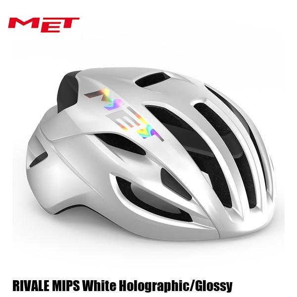 MET メット ヘルメット RIVALE MIPS White Holographic/Glossy...