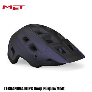 MET メット ヘルメット TERRANOVA MIPS Deep Purple/Matt 自転車 ヘルメット ロードバイクの商品画像