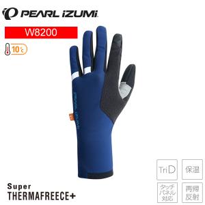 PEARLiZUMi パールイズミ W8200 スーパーサーマ フリース グローブ 8 トワイライト レディース サイクルロンググローブ 自転車｜cebs-sports