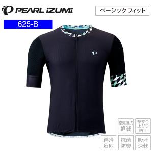 PEARLiZUMi パールイズミ 625-B スピード ベーシック ジャージ 5.ブラック メンズ サイクルジャージ 半袖 自転車の商品画像