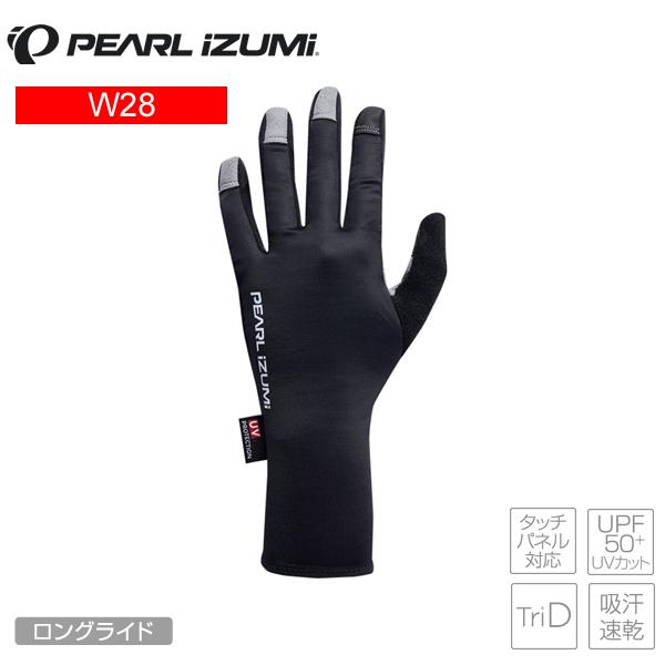 PEARLiZUMi パールイズミ W28 UV フルフィンガー グローブ 12 ブラック サイクル...