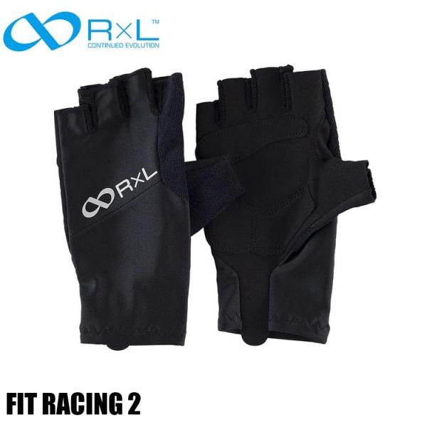 R×L アールエル FIT RACING 2 ブラック サイクルグローブ