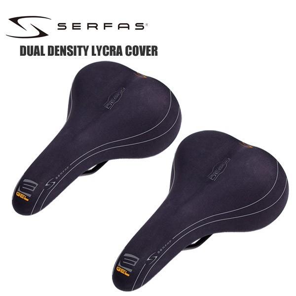 SERFAS サーファス サドル デュアルデンシティ ライクラカバー メンズ レディース E-GEL...