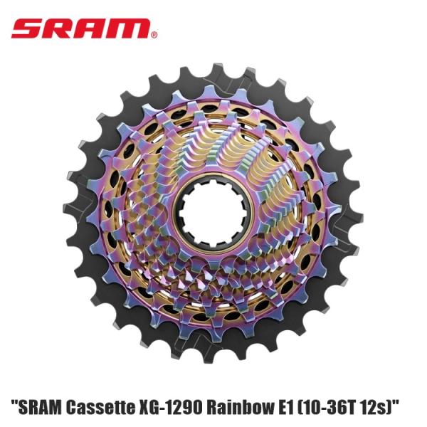 SRAM スラム SRAM Cassette XG-1290 Rainbow E1 (10-36T ...