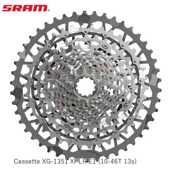 SRAM スラム Cassette XG-1351 XPLR E1 (10-46T 13s) 自転車...