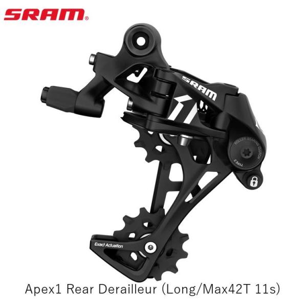 SRAM スラム Apex1 Rear Derailleur (Long/Max42T 11s) 自...