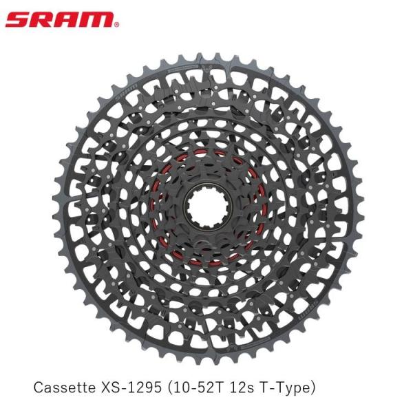 SRAM スラム Cassette XS-1295 (10-52T 12s T-Type) 自転車 ...