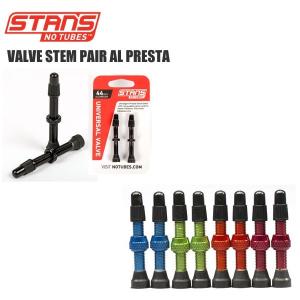 Stans NoTubes スタンズノーチューブ バルブステム VALVE STEM PAIR AL PRESTA サイクルパーツ 自転車｜cebs-sports