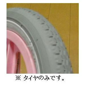 ブリヂストン 12x1/2x2-1/4 タイヤのみ １本 グレー/ホワイト (  12インチ一輪車向...