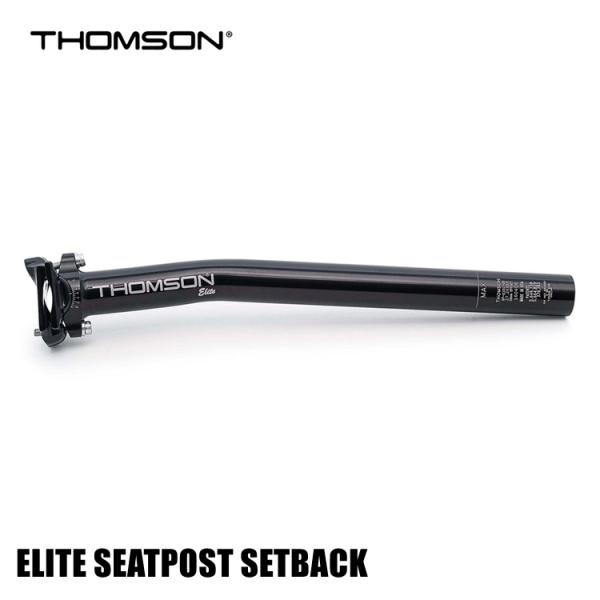 THOMSON トムソン ELITE SEATPOST SETBACK ブラック 自転車用 シートポ...