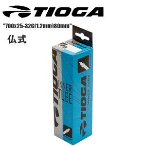 TIOGA タイオガ TIG インナーチューブ 仏式 700x25-32C(1.2mm)80mm TIT14707 自転車 インナーチューブ｜cebs-sports