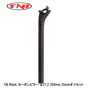 TNI Black カーボンピラー φ27.2 300mm 0mmオフセット シートポスト
