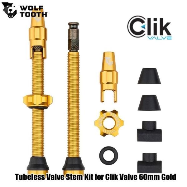 WOLF TOOTH　ウルフトゥース Tubeless Valve Stem Kit for Cli...