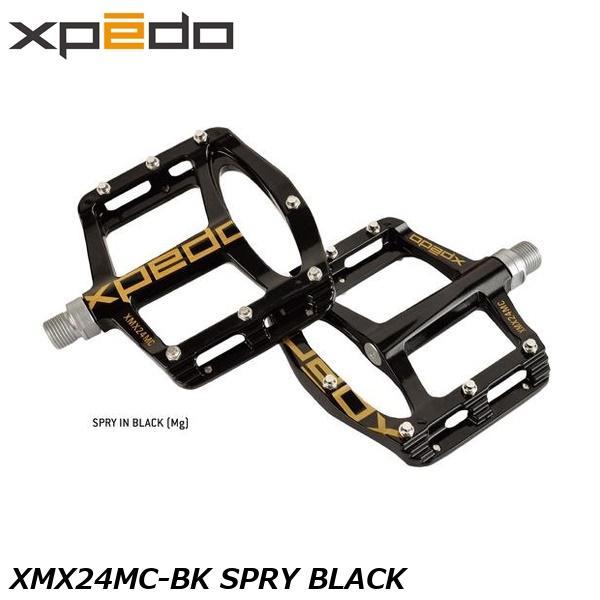 XPEDO エクスペド XMX24MC-BK SPRY BLACK 自転車 フラットペダル