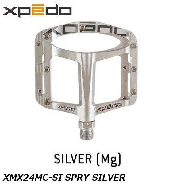 XPEDO エクスペド XMX24MC-SI SPRY SILVER 自転車 フラットペダル
