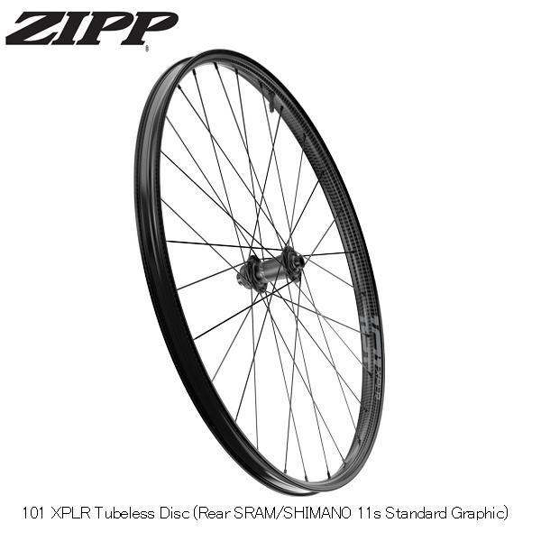 ZIPP ジップ ZIPP 101 XPLR Tubeless Disc (Rear SRAM/SH...