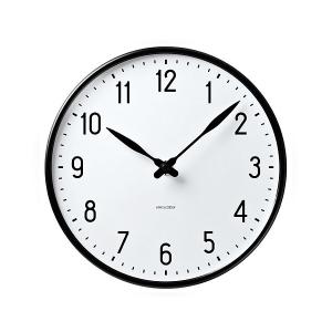 掛け時計 アルネ・ヤコブセン　 ARNE JACOBSEN  Wall Clock STATION 160mm 　43623｜cecicela