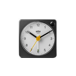 【日本正規代理店品】　BRAUNアラームクロック　　BRAUN Analog Alarm Clock BC02XBW  BRAUN目覚まし時計　ブラウンアラームクロック｜cecicela