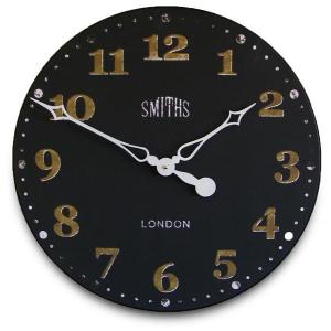ロジャーラッセルRogerLascelles掛け時計 Smiths Wall Clock Antique Style Black   50cm掛け時計　GAL-SMITHS-BLACK　送料無料｜cecicela