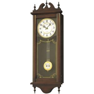 報時付き振り子時計 キャロラインR 4MJ742RH06 リズム時計（シチズン