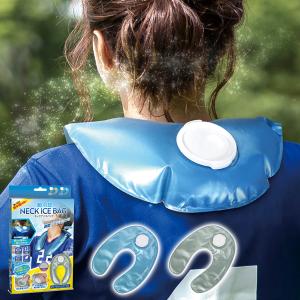 超冷却ネック アイスバッグ ネッククーラー 氷嚢 熱中症対策 暑さ対策 アイスパック 携帯 冷却 氷 アウトドア 夏