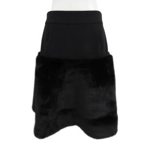 ＤＡＩＳＹ ＬＩＮ　スカート ラブファーフレア 【ファー】 06056　ブラックブラック　38　'2...
