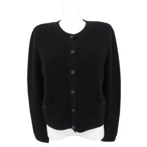 新品同様　FOXEY BOUTIQUE　ニットツイン シャンブレー　45458　ブラックブラック　3...