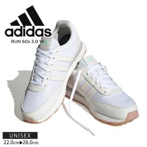 アディダス トレーニングシューズ RUN 60s 3.0 W レディース 学生 通学 運動靴 白 ホワイト adidas RUN 60s 3.0 W