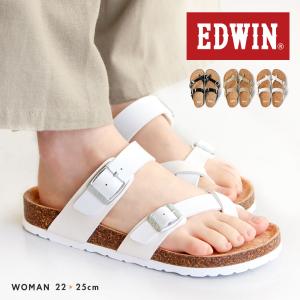 EDWIN エドウィン コンフォートサンダル レディース ストラップ