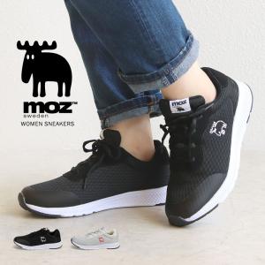 moz スニーカー レディース 黒 ローカット 軽量 メッシュ 通気性 シンプル 無地 高反発クッション 屈曲性 シューズ 紐靴 運動靴 ブラック グレー 7800