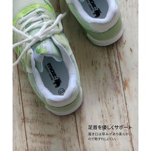 モズ スニーカー レディース 厚底 きれいめ ...の詳細画像5