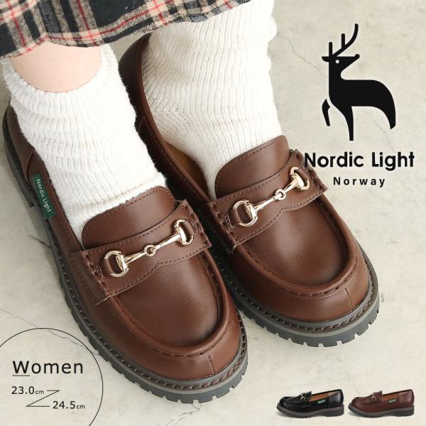 ビットローファー レディース 痛くない ローファー レディース カジュアルシューズ おしゃれ ノルデ...