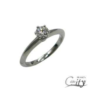 Tiffany＆Co.【ティファニー】一粒ダイヤリング  PT950/D0.38ct【USED】