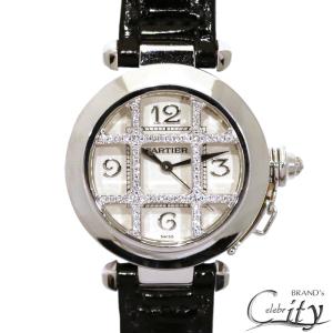 Cartier【カルティエ】パシャ32 グリット WJ101456 WG ホワイトゴールド【USED】｜celebrity-brandshop