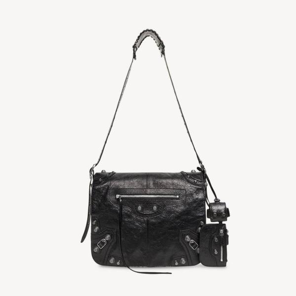 バレンシアガ BALENCIAGA メンズ LE CAGOLE メッセンジャーバッグ ミディアム【ブ...
