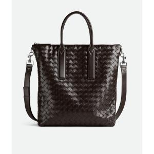 ボッテガヴェネタ BOTTEGA VENETA メンズ イントレチャート ファスナー ノースサウス トートバッグ【フォンデンテ 】【送料無料】【正規品】