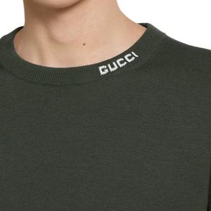 グッチ GUCCI メンズ インターシャ シル...の詳細画像3