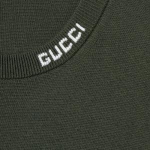 グッチ GUCCI メンズ インターシャ シル...の詳細画像4