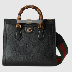 グッチ GUCCI レディース ダイアナ ミディアム トートバッグ【ブラック レザー 】【送料無料】【正規品】