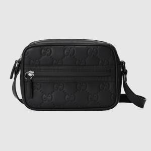 グッチ GUCCI メンズ GG ラバーエフェクト ミニ ショルダーバッグ【 - 】【送料無料】【正規品】