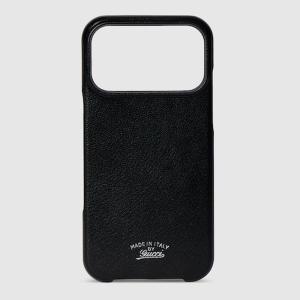 グッチ GUCCI レディース iPhone 17 Pro Max ケース【ブラック レザー 】【送料無料】【正規品】