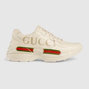 グッチ GUCCI レディース ライトン ロゴ レザー スニーカー【 - 】【送料無料】【正規品】