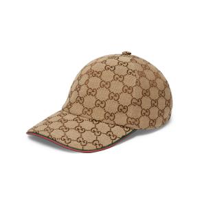 グッチ GUCCI 2026秋冬 レディース GGキャンバス ベースボールキャップ【ベージュ＆ダークブラウン 】【送料無料】【正規品】