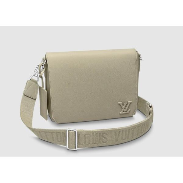 LOUIS VUITTON ルイヴィトン メンズテイクオフ メッセンジャーショルダーバッグ【送料無料...