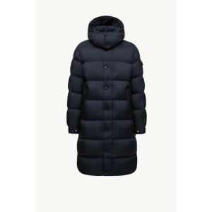 2025/26秋冬 MONCLER モンクレール メンズPIUMINO LUNGO HANOVERIAN CON CAPPUCCIOダウンジャケット【blu notte 】【送料無料】【正規品】